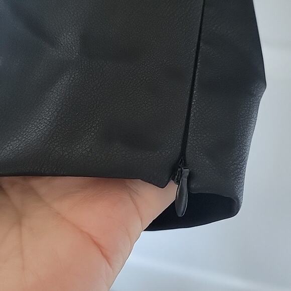 Mango Leather Effect Slim Trouser Pants, XL - Picture 5 of 8